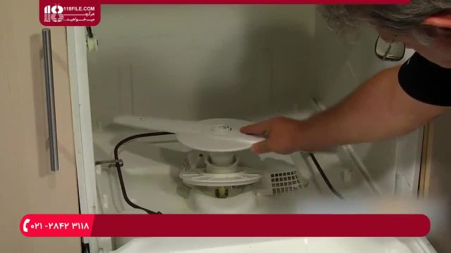 آموزش تعویض فیلتر توپی ماشین ظرفشویی