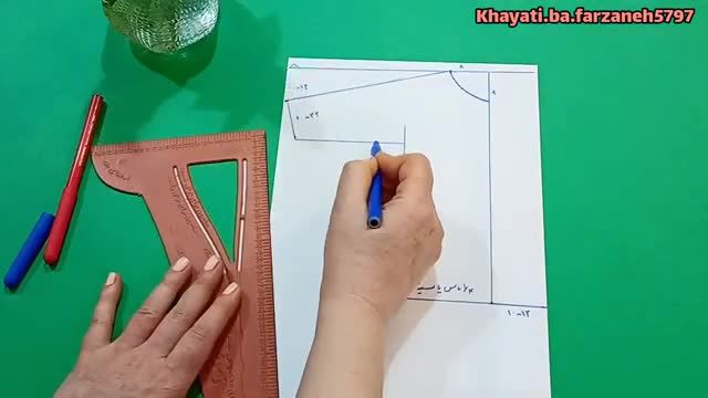 آموزش الگوی پالتو | دوخت پالتو بدون الگو | آموزش الگوسازی