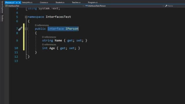 آموزش سی شارپ پیشرفته | اموزش اینترفیس ها در C#