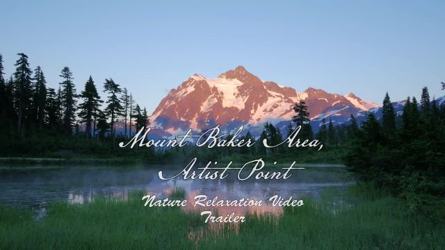 مناظر آرامش بخش طبیعت با منظره کوه بیکر | تریلر 19