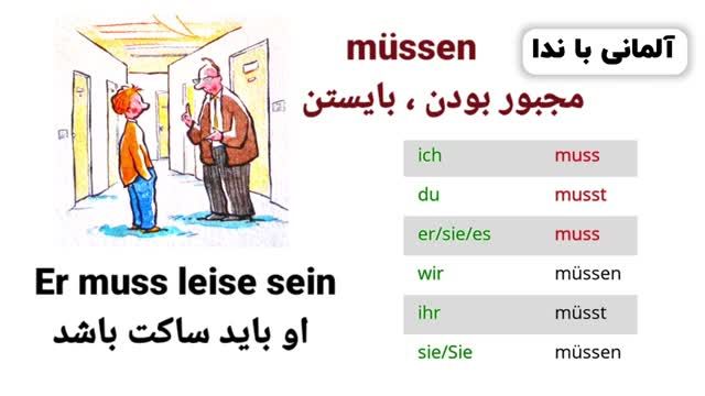 آموزش گرامر زبان آلمانی سطح A1.2 | آموزش فعل های کمکی و حالت دستوری جملات | درس 4