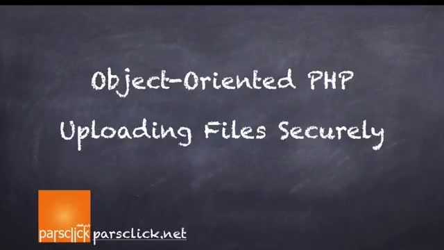اموزش php پروژه محور (جلسه 1) - آپلود فایل بصورت امن در پی اچ پی
