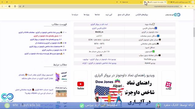 بررسی بروکر آلپاری (alpari) {قسمت 2}(راهنمای نمادها/حساب ها/پلتفرم) [شماره 321]