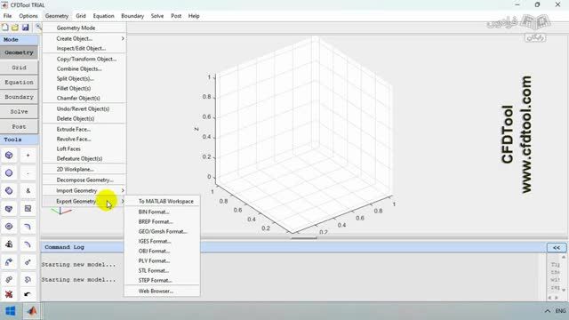 آموزش نرم افزار MATLAB CFD Toolbox برای شبیه‌ سازی مسائل CFD