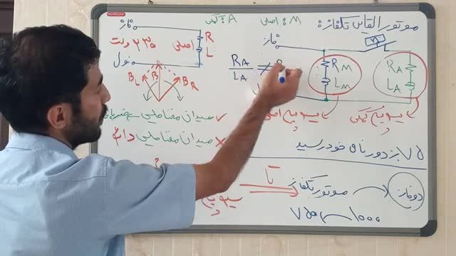 نحوه راه اندازی الکتروموتور تکفاز القایی | جلسه 34