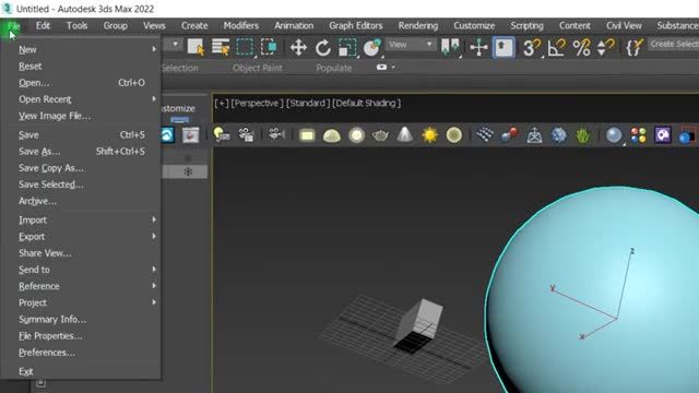 آموزش رایگان تری دی مکس قسمت دوم - آموزش ابزارها و دستورات کاربردی 3ds Max