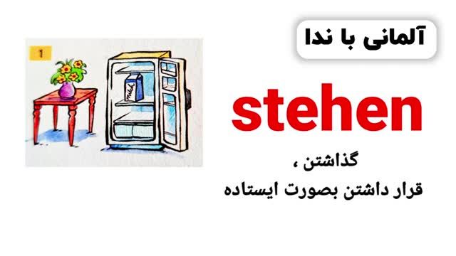 آموزش رایگان زبان آلمانی سطح A2.1 | درس پنجم : قرار داشتن بصورت ایستاده