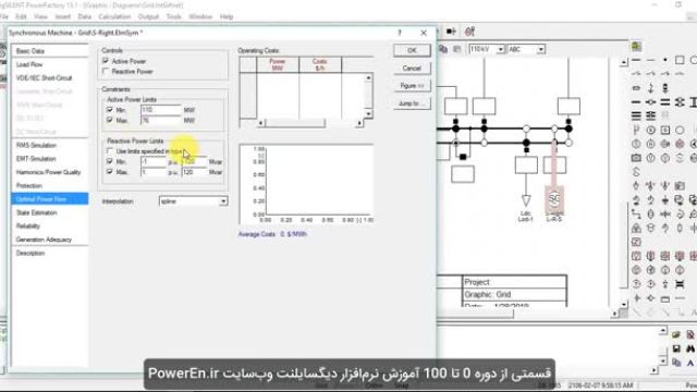 آموزش نرم افزار دیگسایلنت - پخش بار در DIgSiLENT