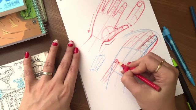 آموزش کامل طراحی دست | آناتومی دست