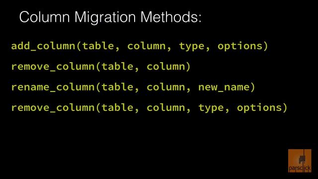 معرفی انواع متدهای migration در روبی آن ریلز | قسمت 42