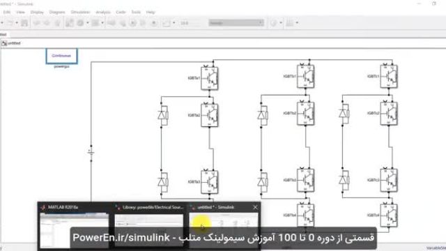 ‫آموزش شبیه سازی اینورتر 3 سطحی با مدولاسیون SPWM در سیمولینک متلب