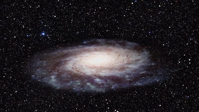 کهکشان در حال چرخش در فضا | ویدیو HD رایگان