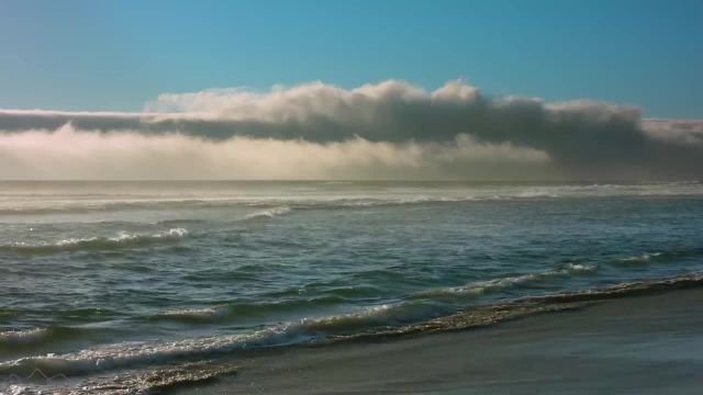 جو آرام امواج اقیانوس آرام | مناظر شگفت انگیز اقیانوس از اورگان