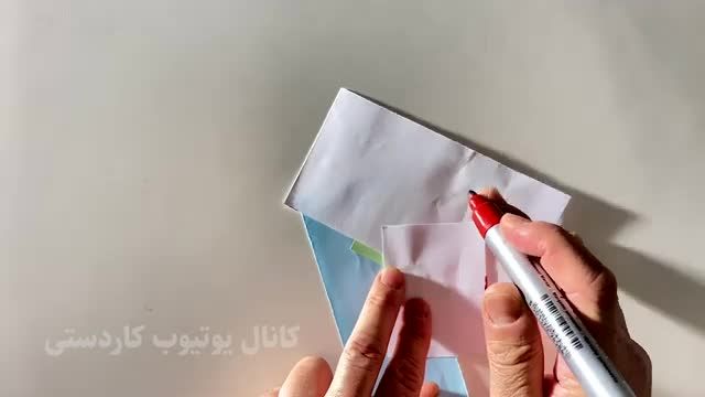 ساخت آسان پیراهن کاغذی | کاردستی پیراهن با کاغذ