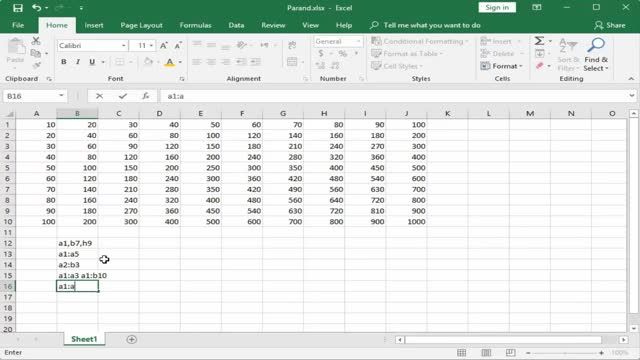 آموزش پیشرفته اکسل 2019 رایگان - فرمول نویسی در excel