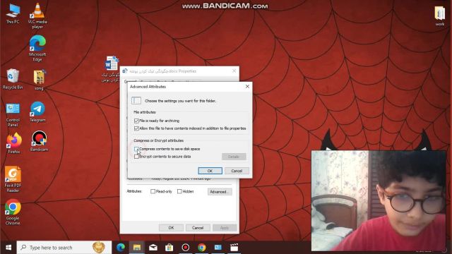 اموزش فشرده کردن فایل در ویندوز 10
