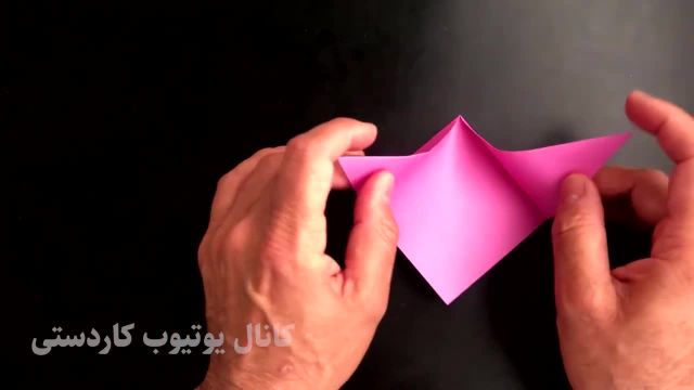 اموزش ساخت اوریگامی چوب الف یا نشانگر صفحه کتاب