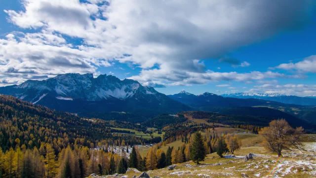 مستند طبیعت کوهستانی با کیفیت 4K - آبشارهای کوه آلپ - دولومیت های ایتالیایی