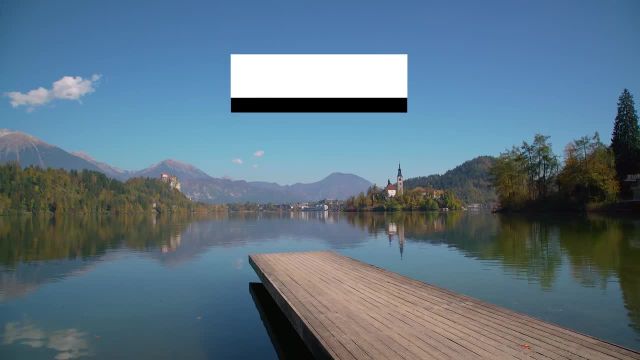 دریاچه زیبای بلد در اسلوونی همراه با موسیقی با کیفیت 4K