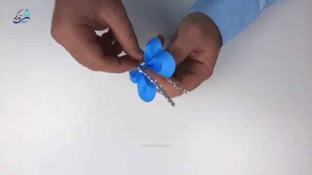 نحوه ساخت اوریگامی پروانه با کاغذ رنگی بسیار آسان