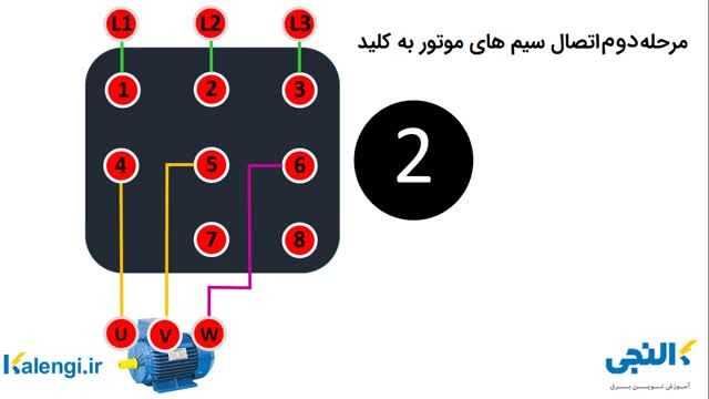 نحوه نصب و سیم بندی کلید بالا بر ساختمانی برای موتورهای سه فاز