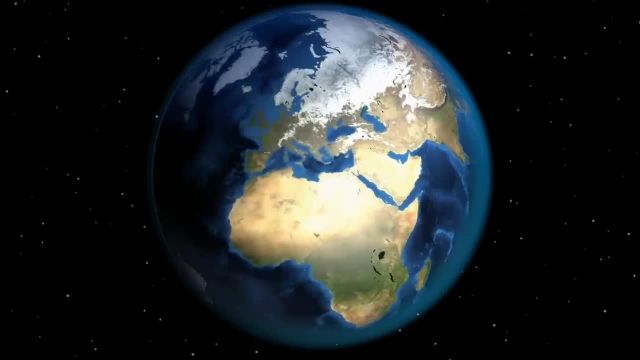 چرخش زمین در فضا | ویدیو HD رایگان