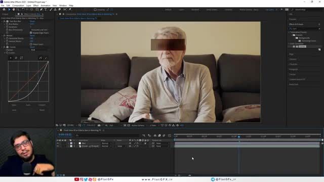 آموزش حرفه ای after effects - سانسور کردن ویدیو در افتر افکت