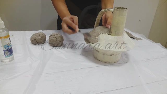 آموزش کاردستی با وسایل ساده | ساخت ظروف قدیمی با روزنامه