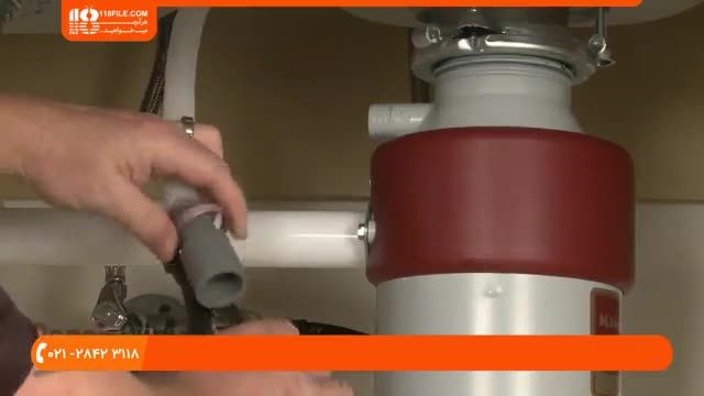 آموزش تصویری تعمیر  ماشین ظرفشویی - تعویض چرخ عقب پایه