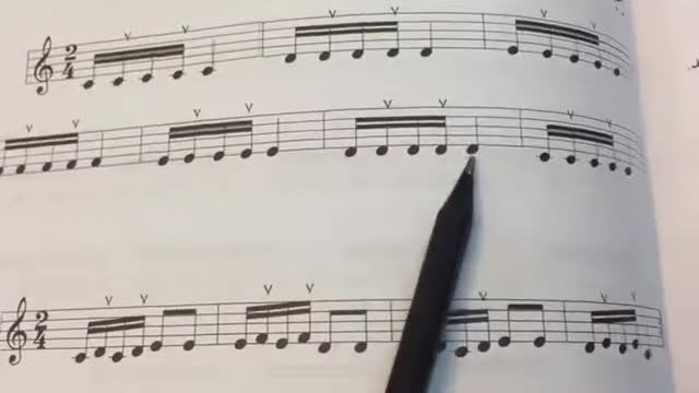 آموزش سه تار جلال ذوالفنون - درس پانزدهم - ترکیب نت های سیاه و دولاچنگ