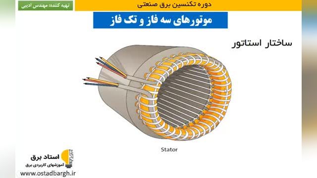 دوره جامع تکنسین برق صنعتی جلسه اول - بررسی ساختار موتورهای سه فاز و تکفاز