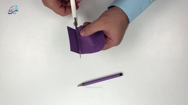 آموزش ساخت کاردستی تفنگ دو لول با کاغذ رنگی