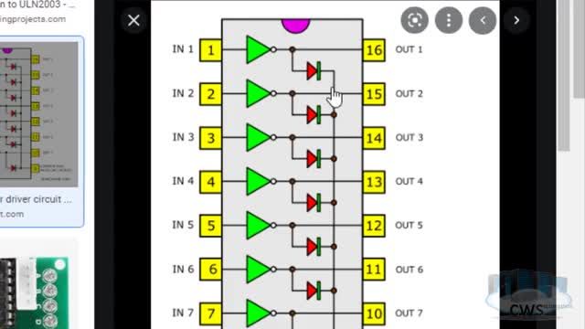 معرفی آی سی درایور ULN2003 | الکترونیک پیشرفته
