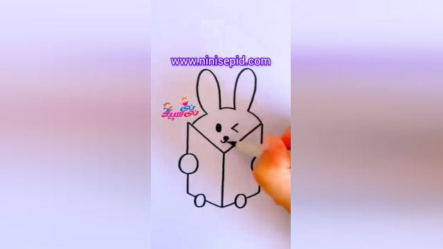 نقاشی خرگوش کتابخوان
