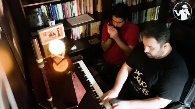 اجرای ترانه خواب ستاره با دونوازی پیانو و هارمونیکا