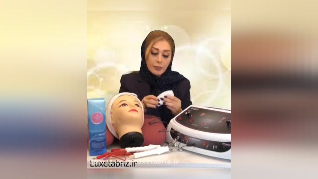 آموزش استفاده از دستگاه هیدرودرمی سه کاره با ماسک حرارتی