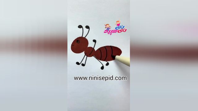 نقاشی مورچه آسان