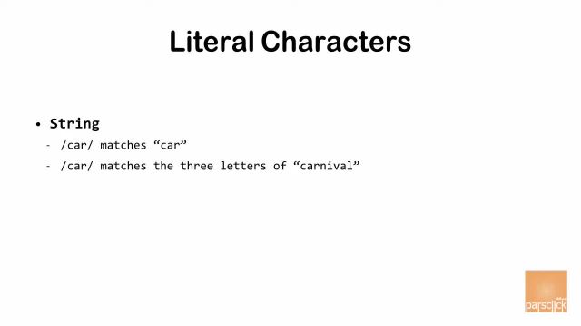آشنایی با وظایف literal character ها در regex (عبارت با قاعده) - قسمت 6