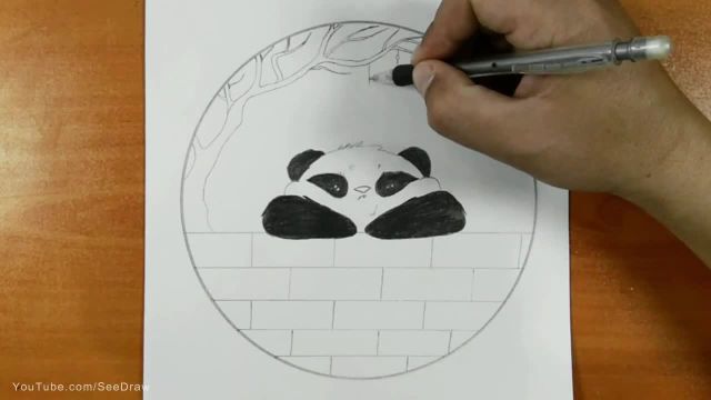 آموزش نقاشی پاندا ساده و زیبا | آموزش نقاشی کودکانه