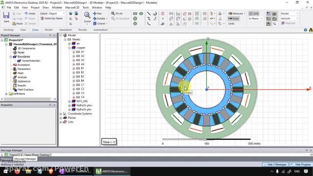 آموزش شبیه سازی موتور الکتریکی در مکسول - پارت 57