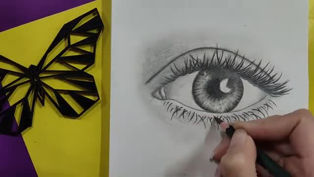 نحوه کشیدن چشم با مداد به صورت مرحله به مرحله