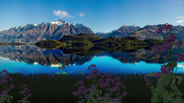 دریاچه های زیبا روی سیاره زمین | استوک فوتیج رایگان