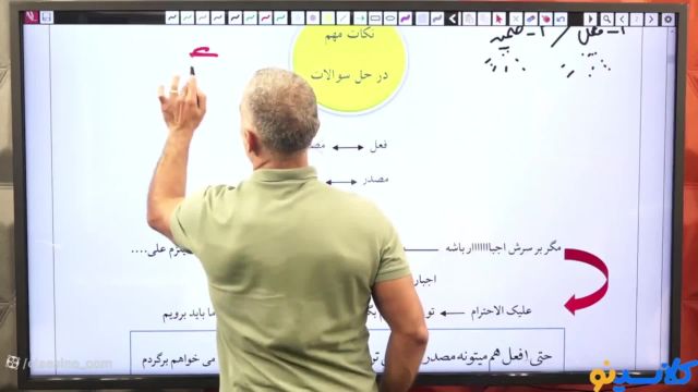 آموزش عربی دوازدهم محمد واعظی کلاسینو