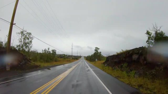 تصاویری از جاده بارانی - منظره رانندگی - قسمت 2