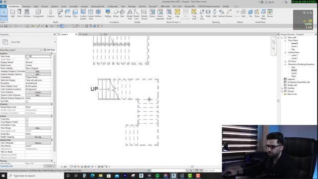 دوره رایگان آموزش Revit : مدلسازی و بررسی انواع پارامترهای پله در رویت