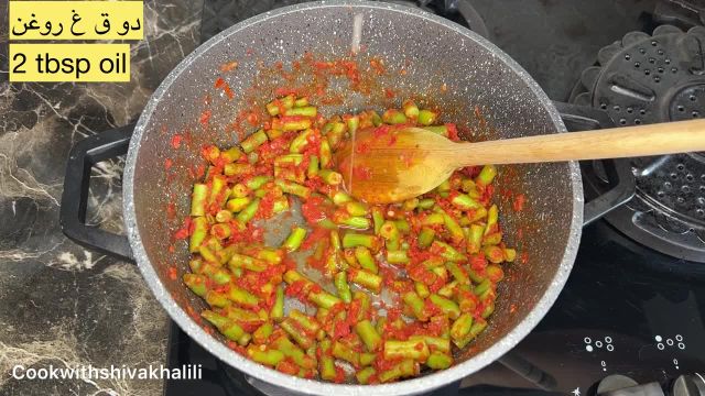 طرز تهیه لوبیا پلو با گوشت چرخ کرده و گوجه و دارچین با طعم رستورانی