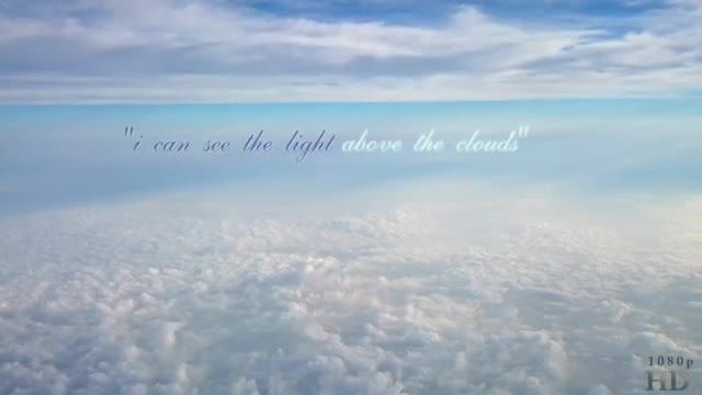ویدیوی آرامش در طبیعت "من میتوان نور را بر افراز ابرها ببینم"
