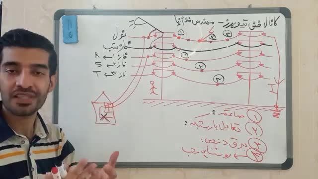 علت بالاتر قرار دادن سیم nor در تیر برق ها چیست؟