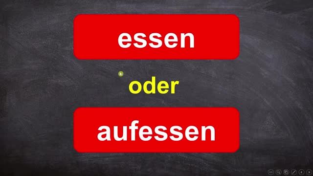 فرق دو فعل aufessen و essen در زبان آلمانی | کاربرد و طرز استفاده