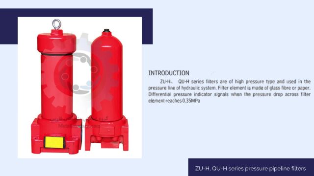 پایه فیلتر ZU-H, QU-H series pressure pipeline filters
